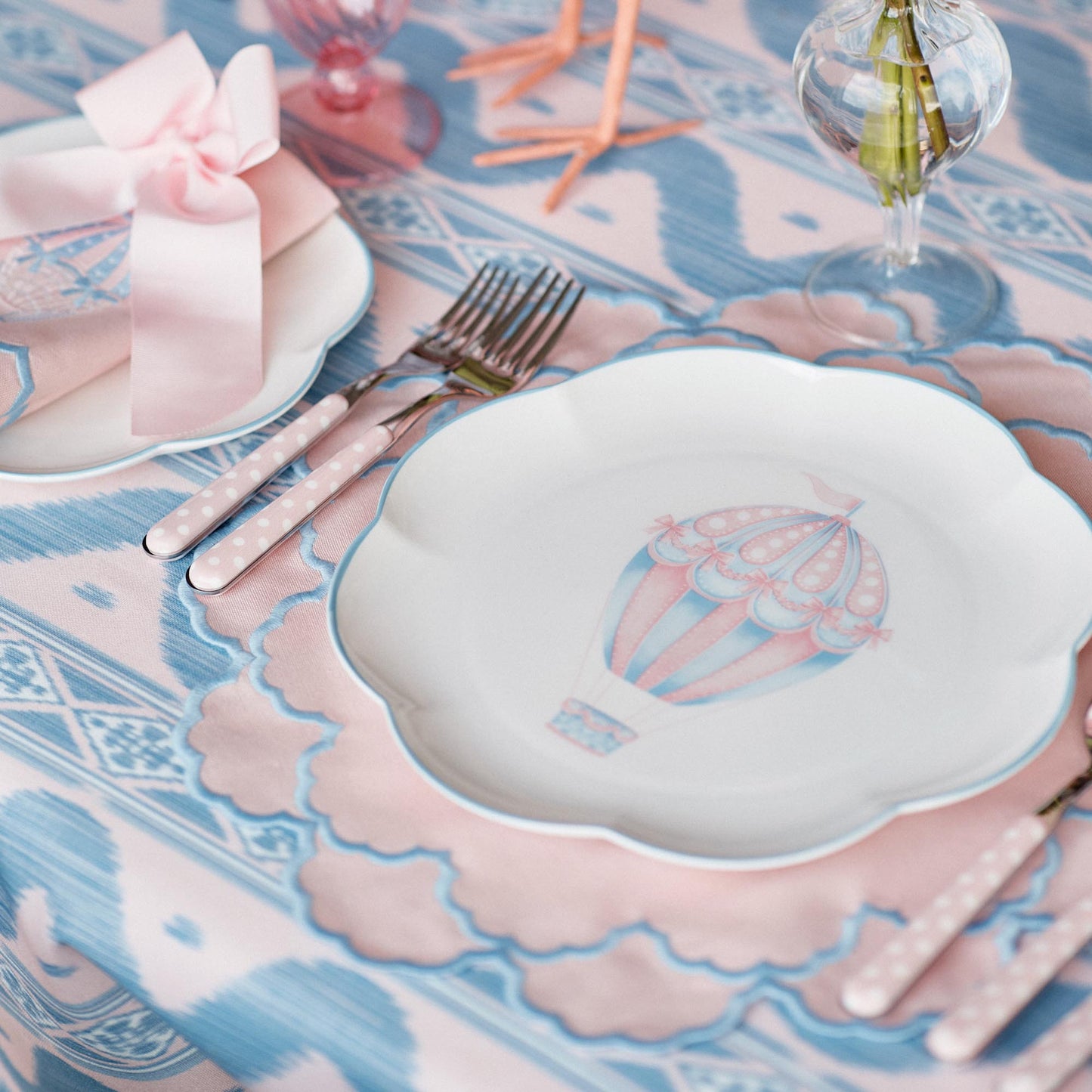Pink Polka Dot Cutlery (5 piece)