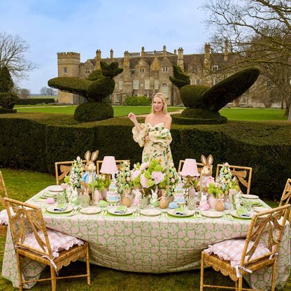 Green Louisa Placemats & Napkins (Set of 4)