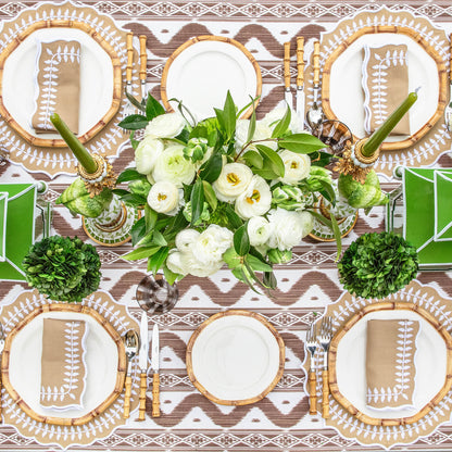 Natural Laurel Placemats & Napkins (Set of 4)