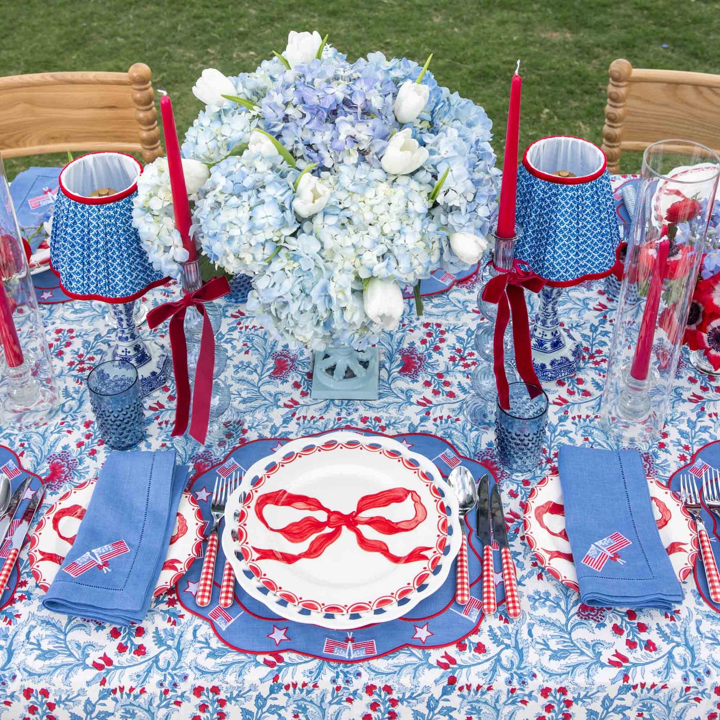 Red Gingham Cutlery (5 Piece)