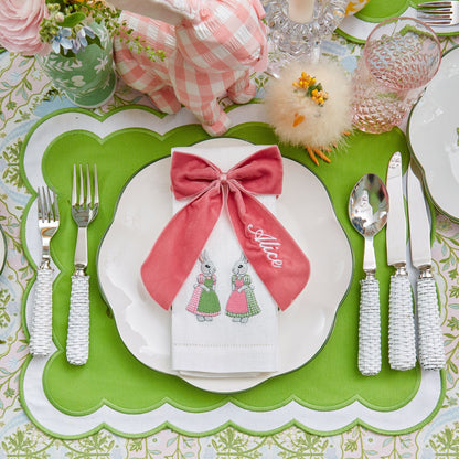 Dusty Pink Personalisable Bow