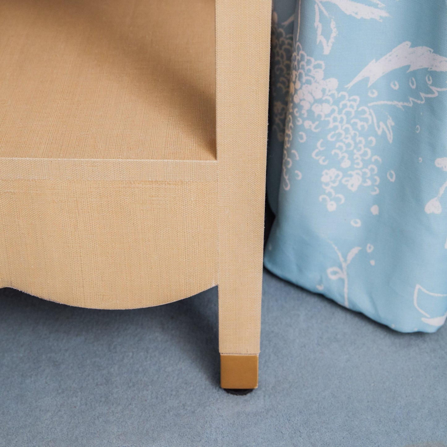 Grasscloth Table