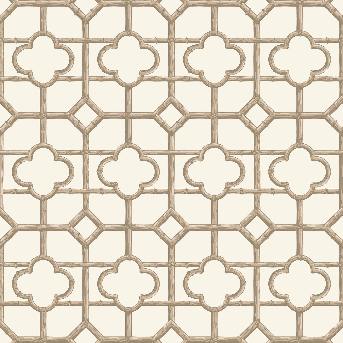 Putty Shaded Bamboo Wallpaper