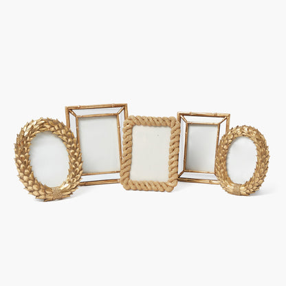 Gold Rope Photo Frame - 5"x7"