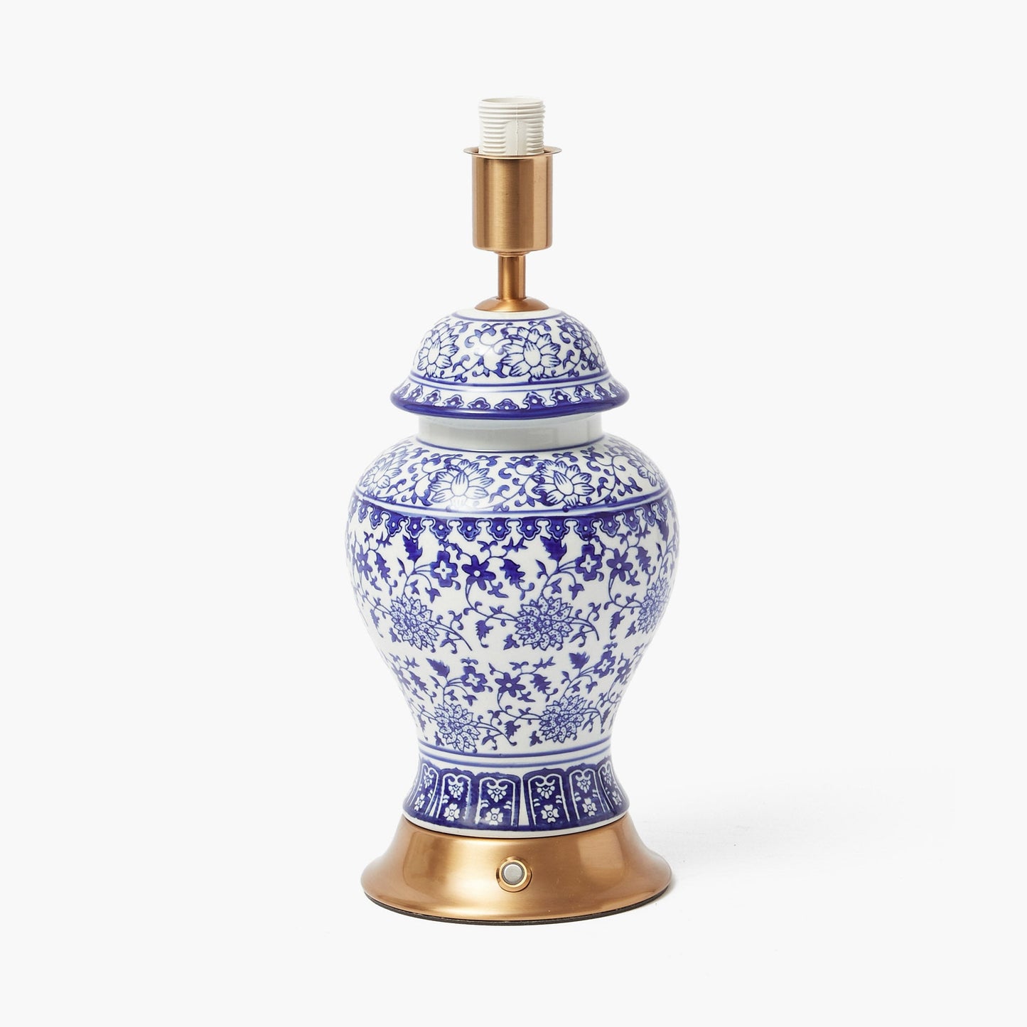 Chinoiserie Rechargeable Lamp with Natural Seagrass Shade (24cm)