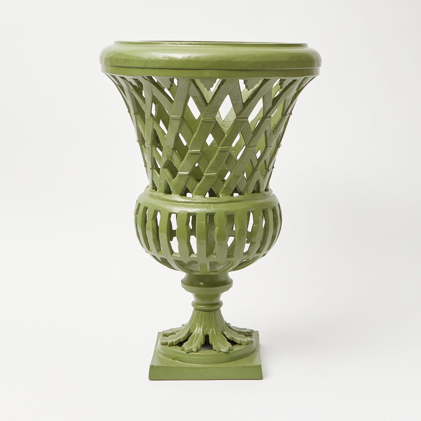 Adelaide Green Lattice Urn