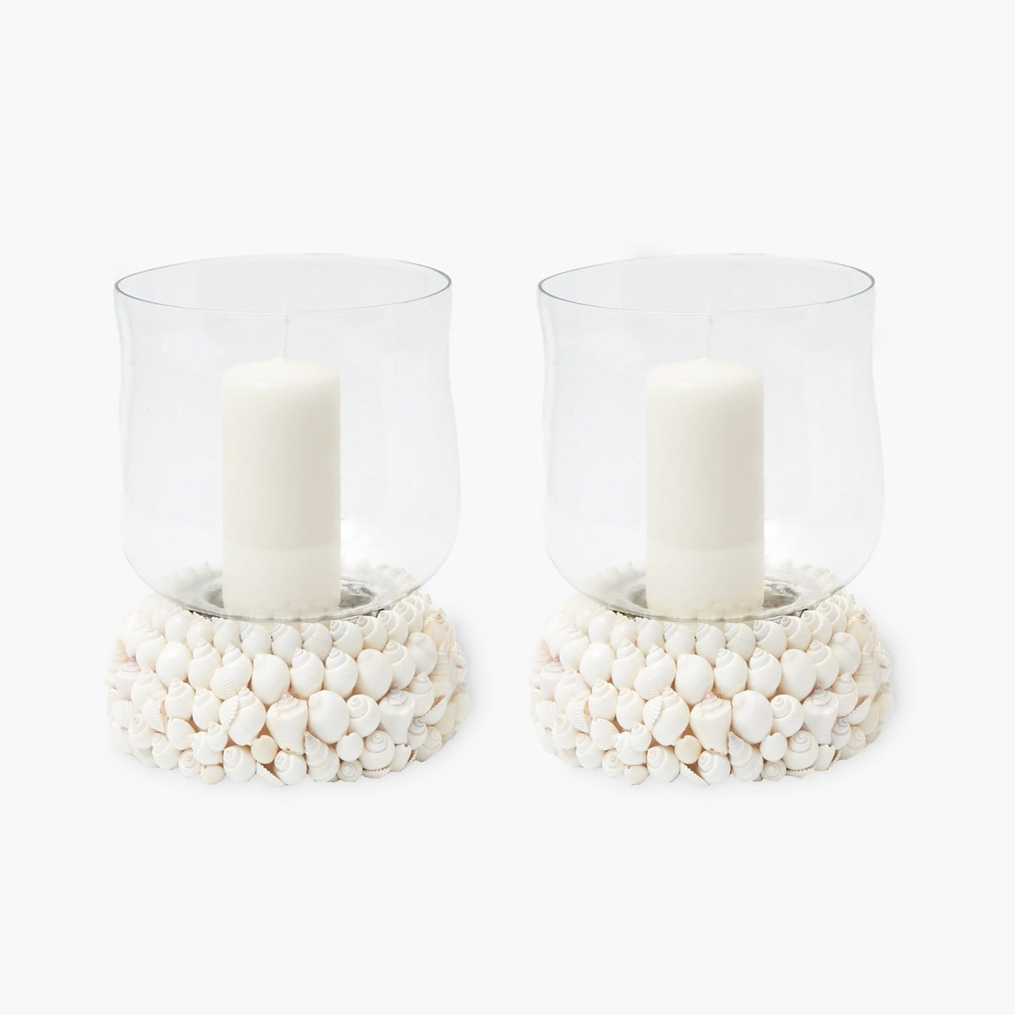 Sophia Shell Hurricane Lantern