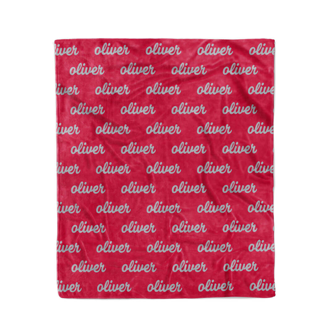 Personalized Color Blanket | Scarlet