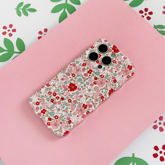 Wavy Phone Case - Cute Flowers