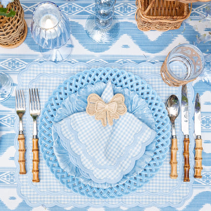 Wicker Napkin Bows (Set of 4)