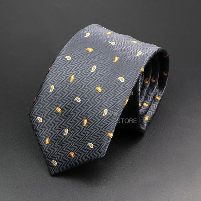 New Design Wedding Men Tie Green Wine Red Paisley Flower Animal Neckties Men Business Dropshipping Groom Collar Accessories Gift