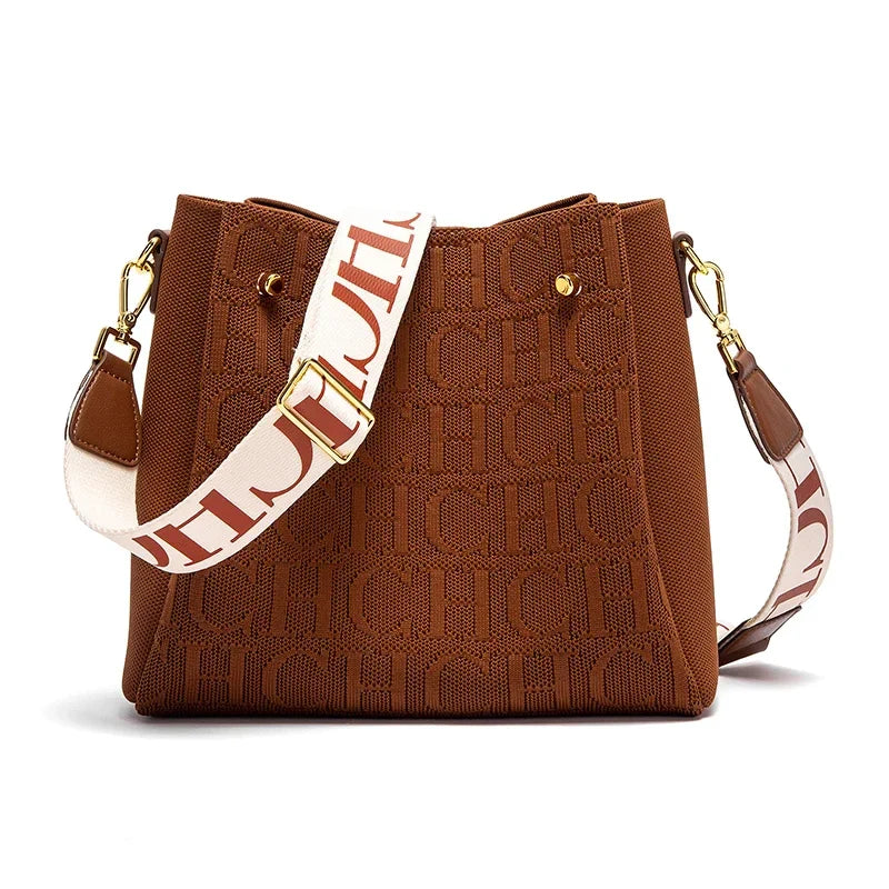 CH Crossbody Elegant Design Sense Letters Drawstring Design Brand Women's Bag Fashion Casual Hundred Women's Bag Crossbody