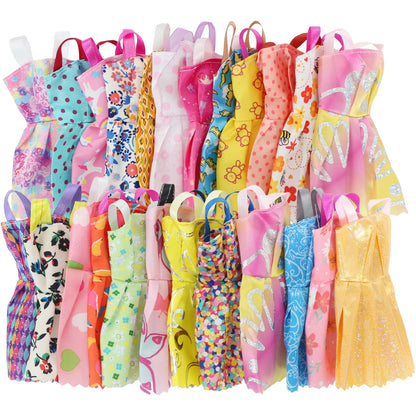 Random Doll Accessories Mini Dress Shoes Boots for 11.5'' Doll 30cm Handbags Crowns Hangers Glasses Doll Outfit Clothes Kids Toy