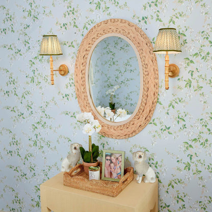 Olive Lotus Lampshade (18cm)