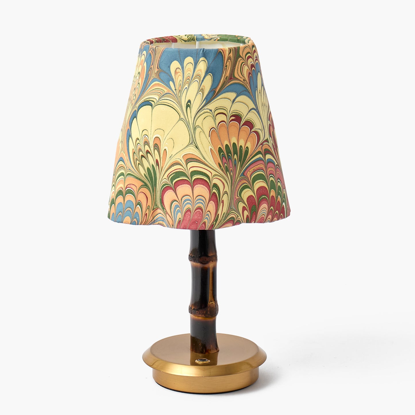 Burnt Bamboo Short Rechargeable Lamp