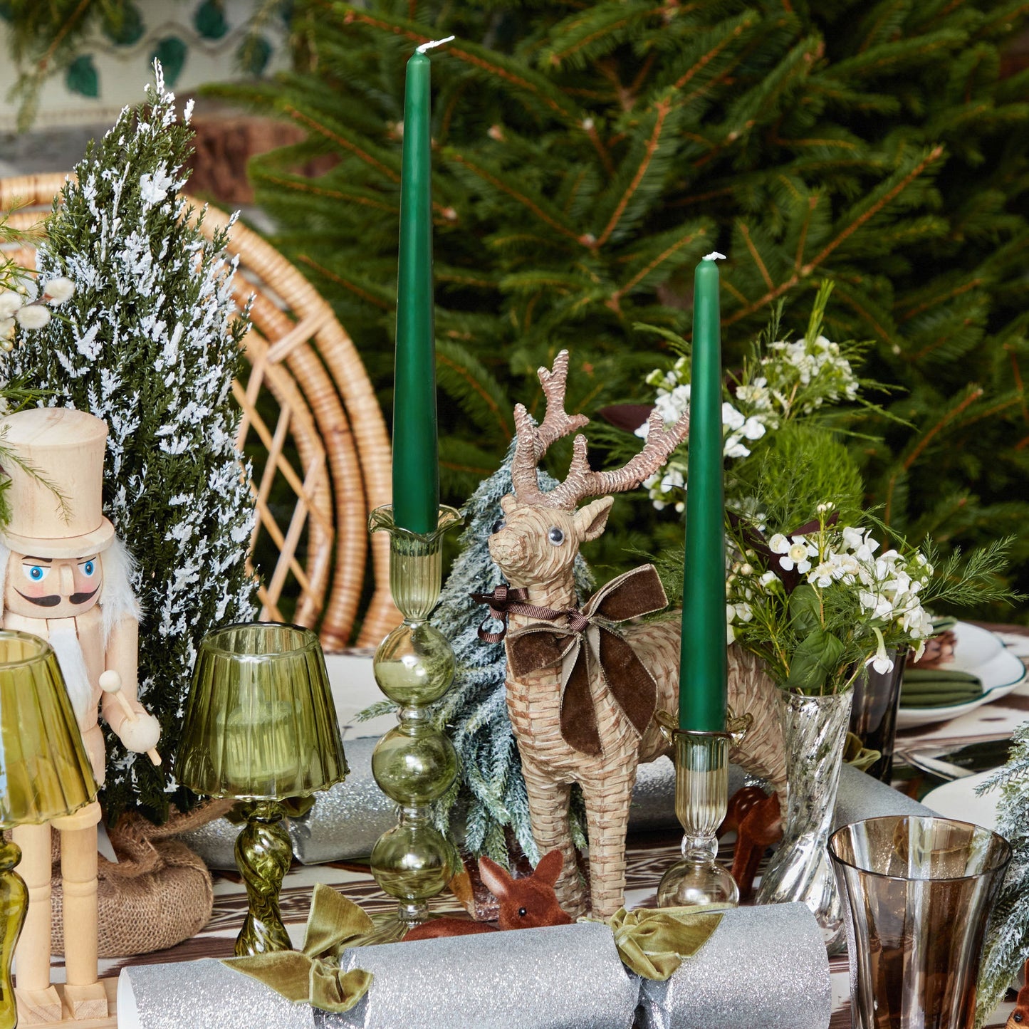 Eden Green Candle Set (Forest Green)