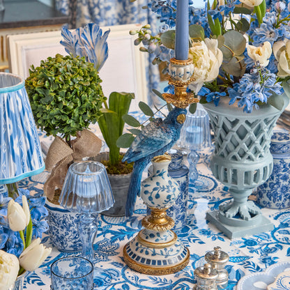 Blue Parrot Candle Set (Dusty Blue)
