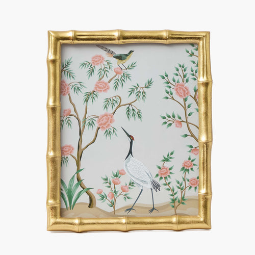Large Gold Bamboo Photo Frame - 8"x10"