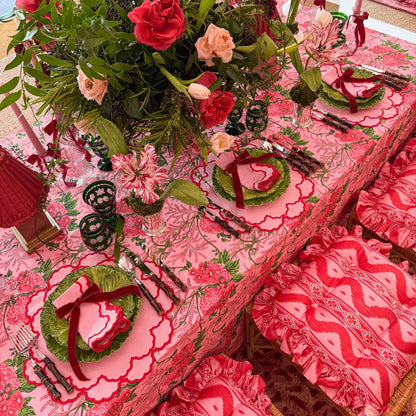 Pink Carolina Placemats & Napkins (Set of 4)