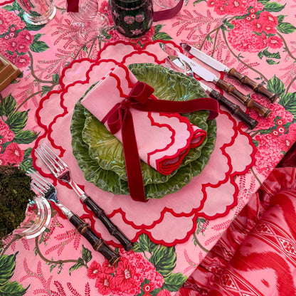 Pink Carolina Placemats & Napkins (Set of 4)