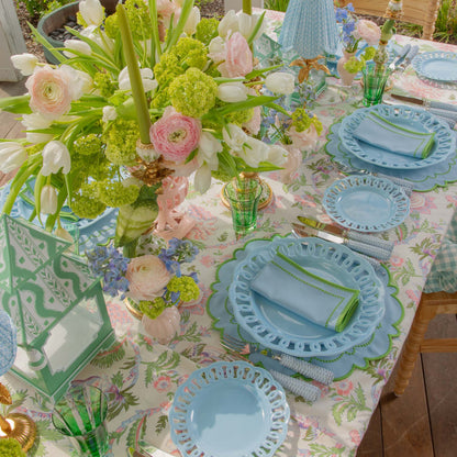 Soft Blue Lace Starter Plates (Set of 4)