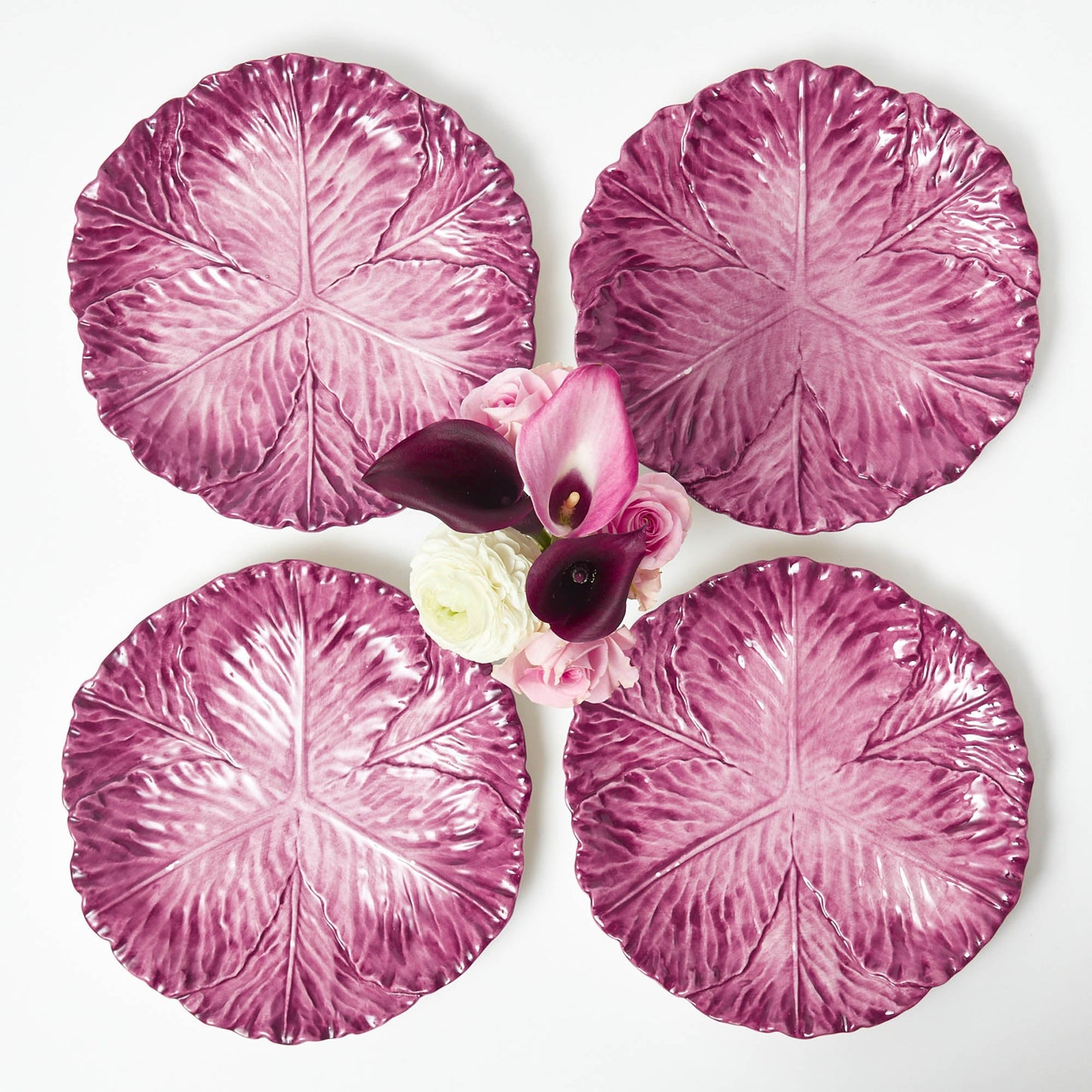 Aubergine Serena Cabbage Dinner Plate