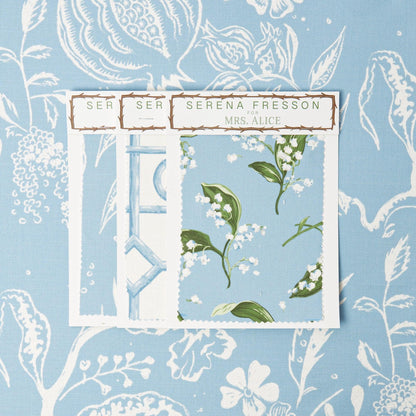 Blue Chelsea Square Fabric
