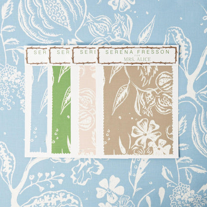 Blue Chelsea Square Fabric