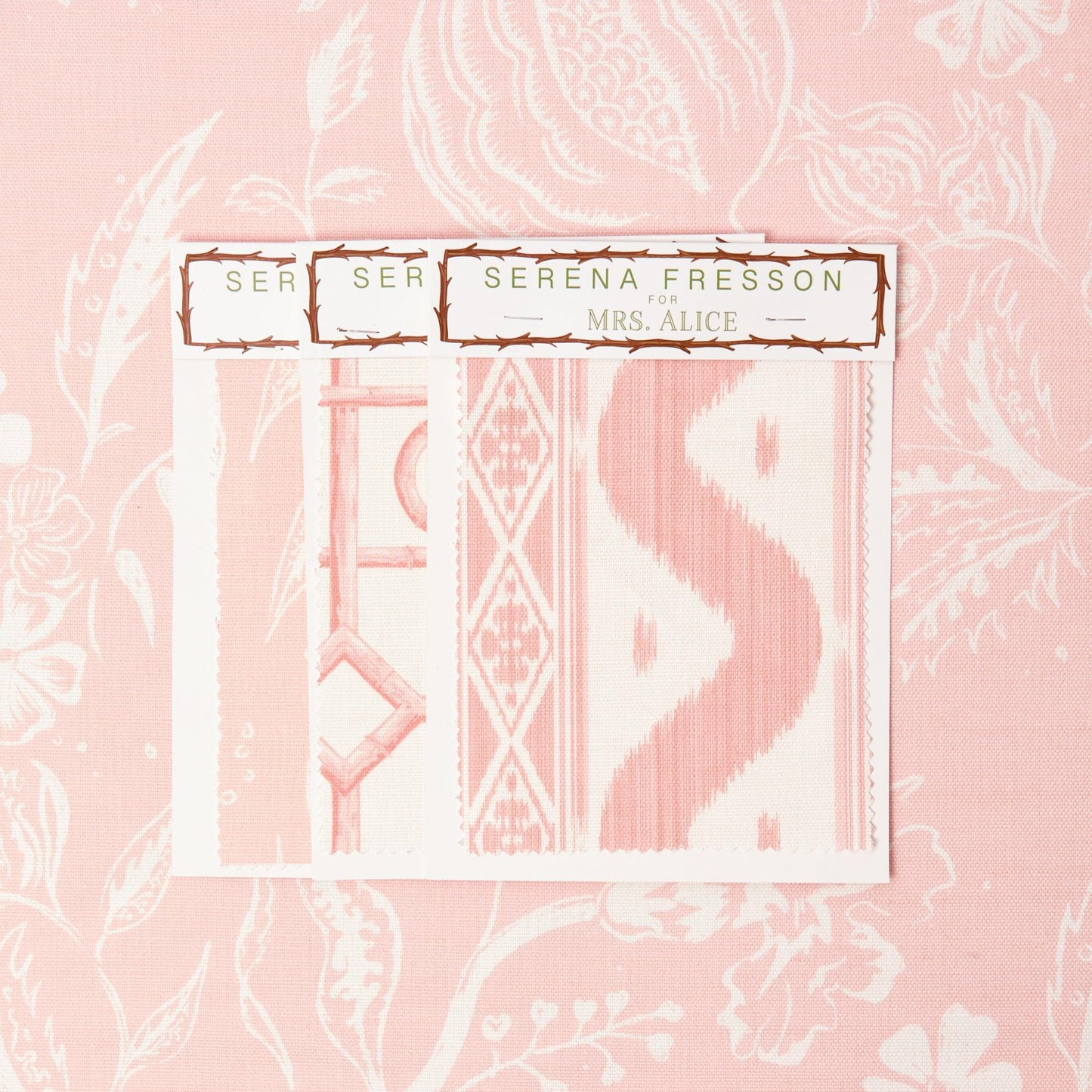 Palm Beach Pink Chelsea Square Fabric