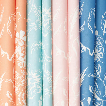 Palm Beach Pink Chelsea Square Fabric