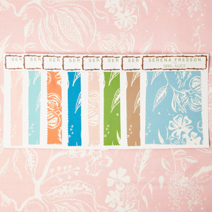 Palm Beach Pink Chelsea Square Fabric