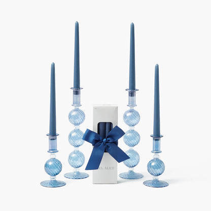 Camille Azure Candle Set (Dusty Blue)