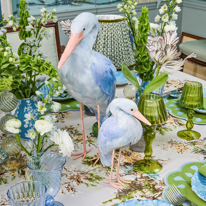 Blue Saskia Stork (Pair) - 44cm
