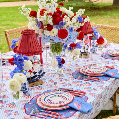 Blue & Red Josephine Dinner Plate