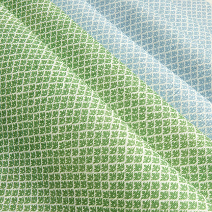 Green Lotus Flower Fabric