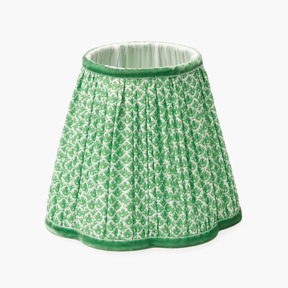 Marilyn Bow Rechargeable Lamp with Green Lotus Shade (18cm)