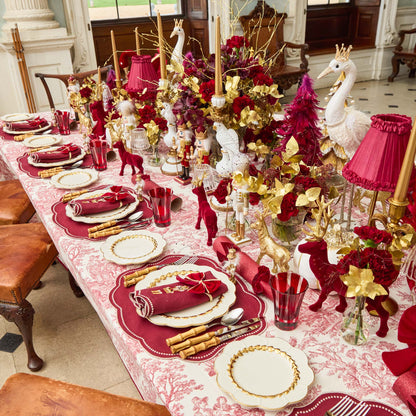 Gold Laurel Dinner & Starter Plates (Set of 8)