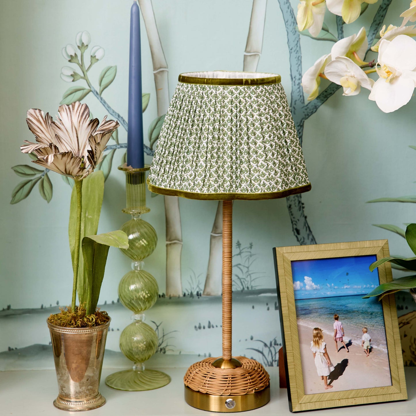 Rattan Ida Rechargeable Lamp