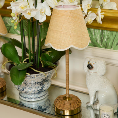 Rattan Ida Rechargeable Lamp