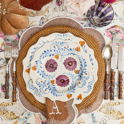 Damson Flowers Starter Plates (Set of 4)