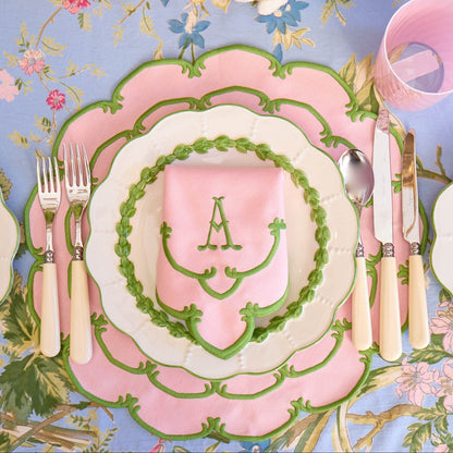Pink & Green Amanda Napkins (Set of 4)