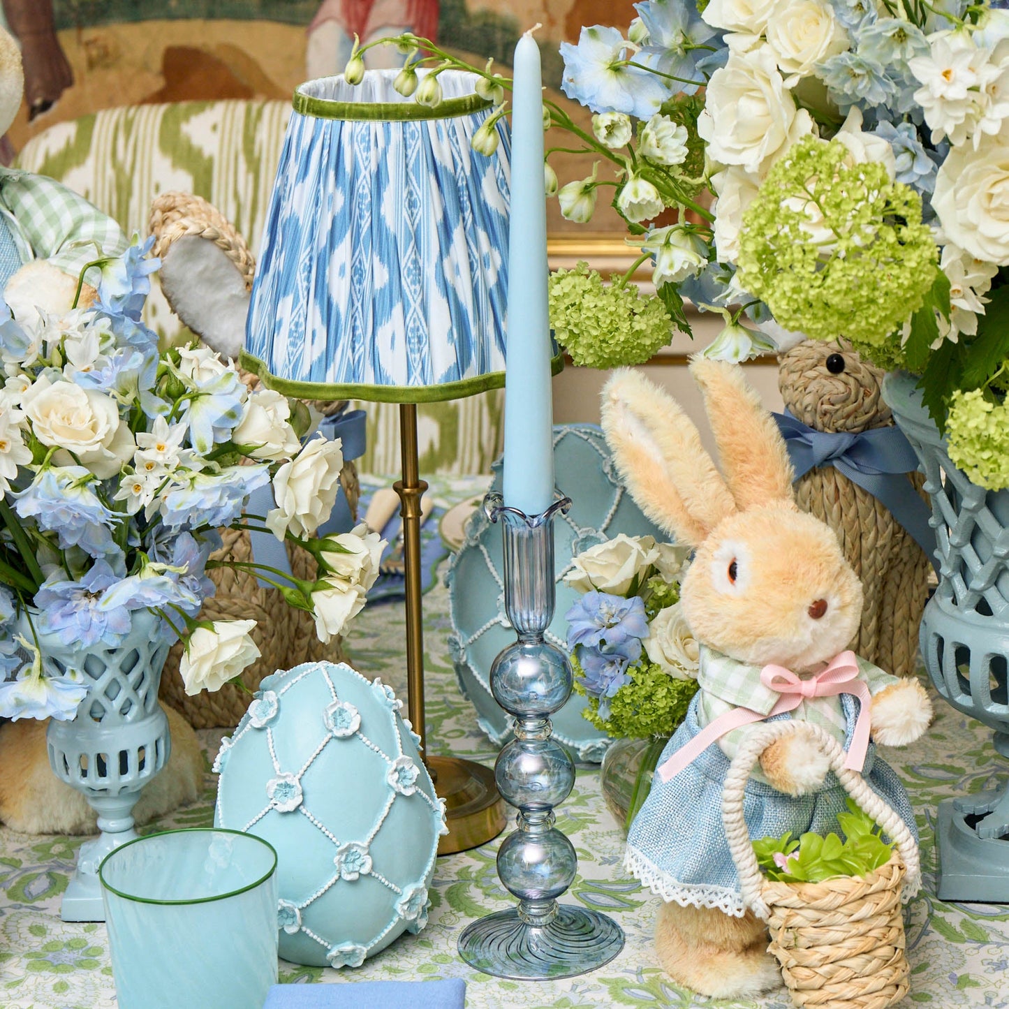 Eden Blue Candle Set