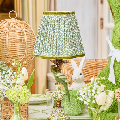 Olive Lotus Lampshade (18cm)