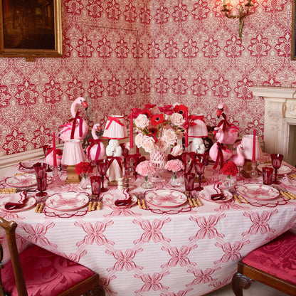 Pink & Red Lily Placemats & Napkins (Set of 4)