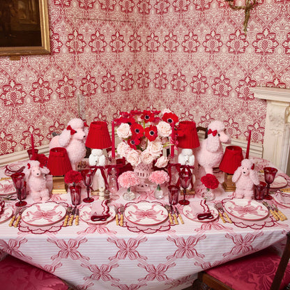 Pink & Red Lily Placemats & Napkins (Set of 4)