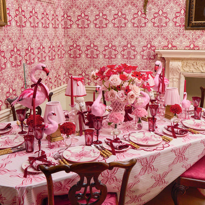 Pink & Red Lily Placemats & Napkins (Set of 4)