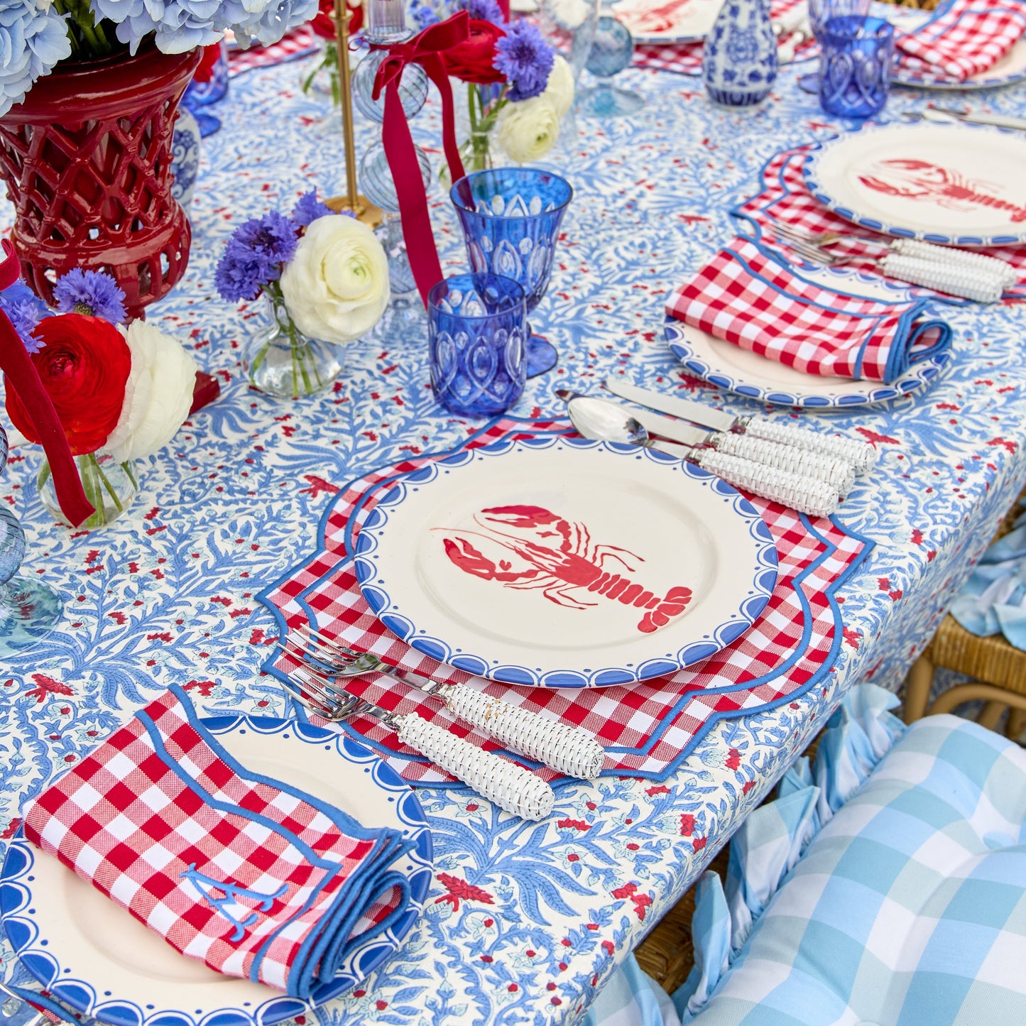 Lobster Dinner & Starter Plates (Set of 8)