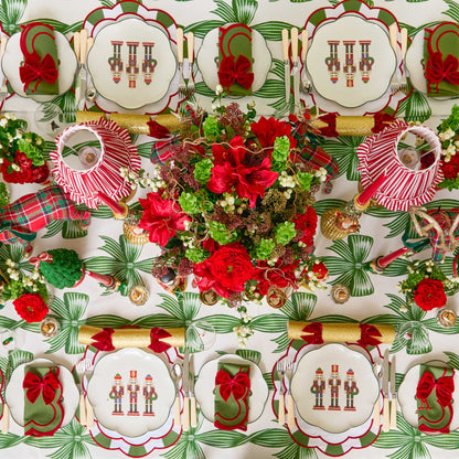 Candycane Green & Red Placemats & Napkins (Set of 4)
