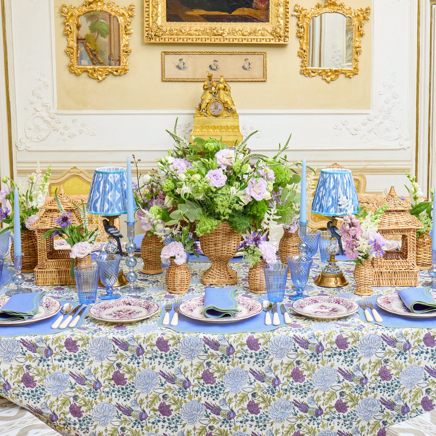 Eden Blue Candle Set