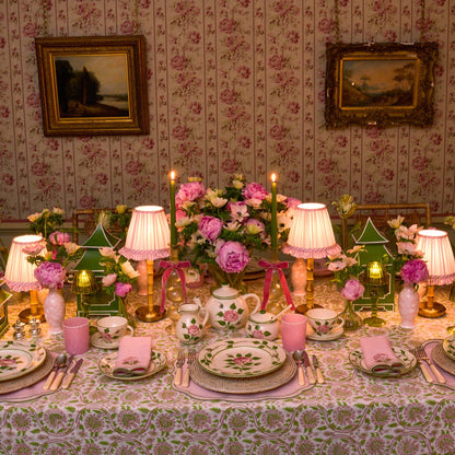 Pink Ribboned Camille Olive Candle Set
